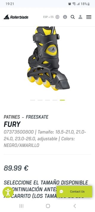 Patines Rollerblade Fury