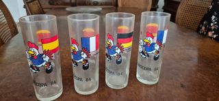 Vasos Eurocopa 1984 - España, Francia, Alemania
