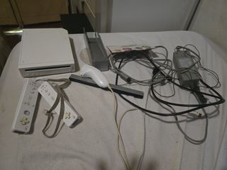 Console Nintendo Wii bianca con 2 controller