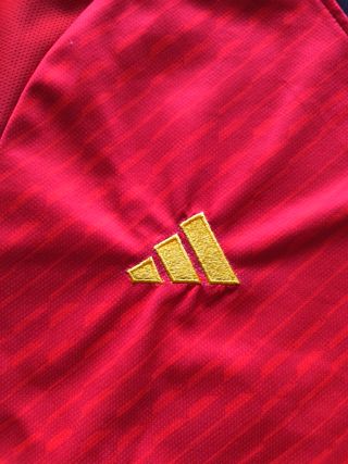 Camiseta España Mundial Qatar 2022 Adidas Roja