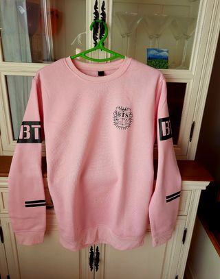SUDADERA BTS ROSA