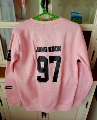 SUDADERA BTS ROSA