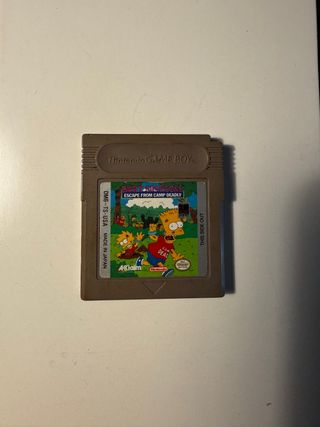 Bart Simpsons Escape from Camp Deadly Gameboy