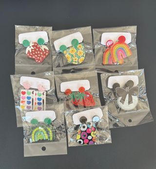 Pendientes Arcoíris Brillantes