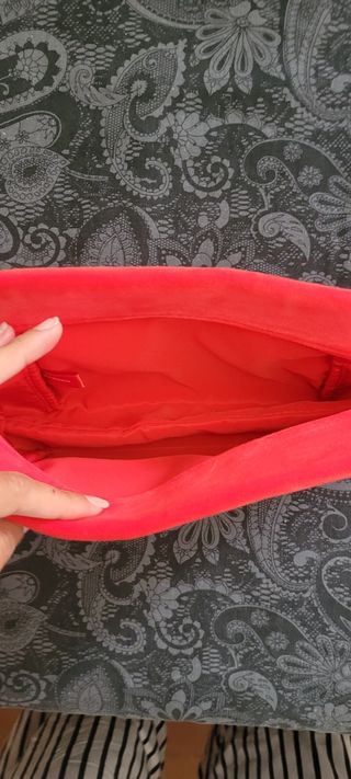 Neceser Clarins Rojo Terciopelo Estrella