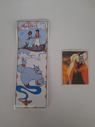 Pegatina y cromo Disney Aladdin