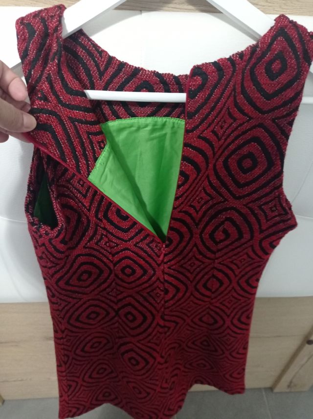 Vestido Desigual Rojo