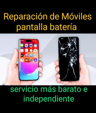 Pantalla Reparación de iphone redmi samsung Huawei