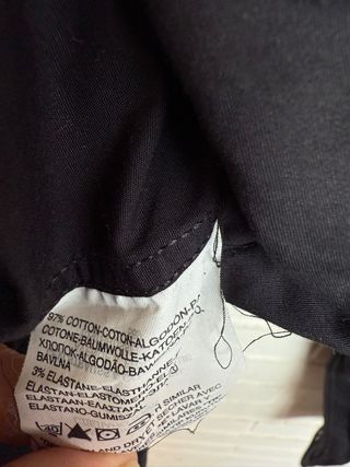 VINTAGE camisa negra LEVIS manga larga talla XL 