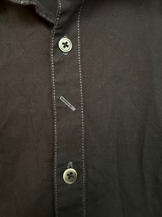 VINTAGE camisa negra LEVIS manga larga talla XL 