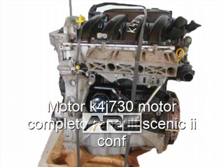 Motor k4j730 motor completo renault scenic