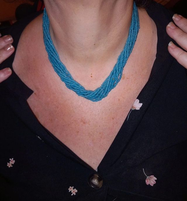 Collana vintage turchese