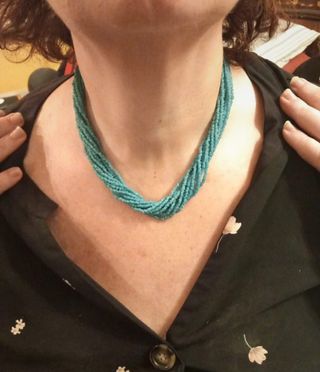 Collana vintage turchese