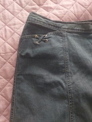 Falda vaquera talla 50