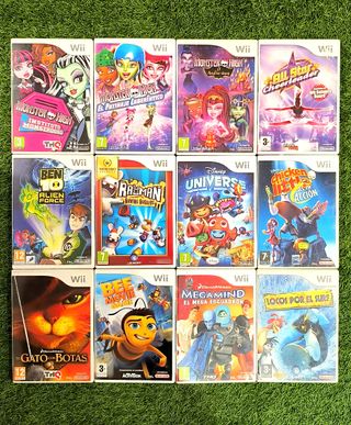 Juegos Wii 1x8 y 2x15