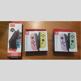 Nintendo Switch 6 Joy-Con Juegos Cargador Funda