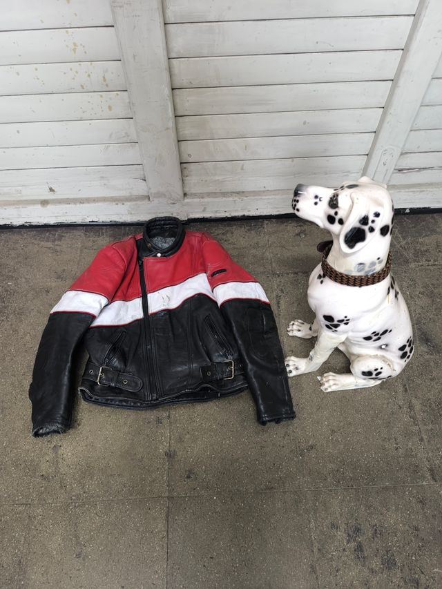 Giubbotto in pelle Delber Moto anni '80