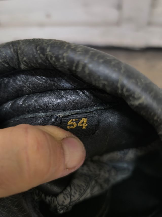 Giubbotto in pelle Delber Moto anni '80