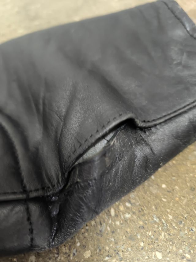 Giubbotto in pelle Delber Moto anni '80