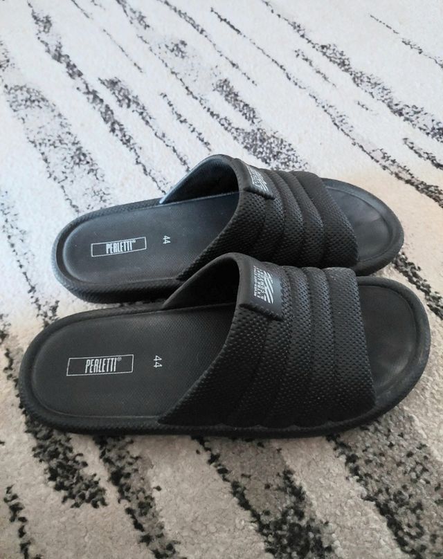 Ciabatte uomo PERLETTI nere taglia 44