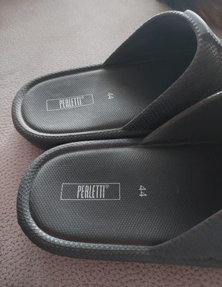 Ciabatte uomo PERLETTI nere taglia 44