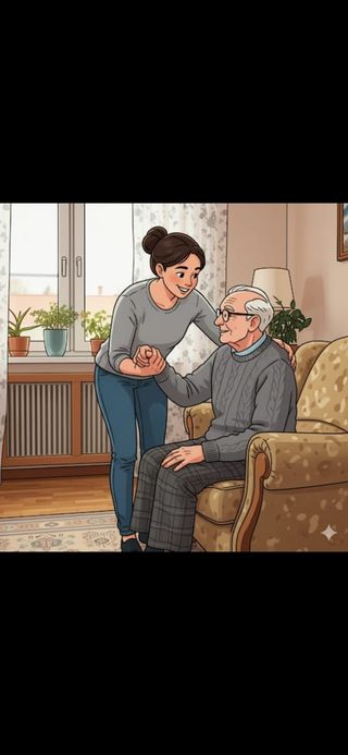 Cuidadora de personas mayores