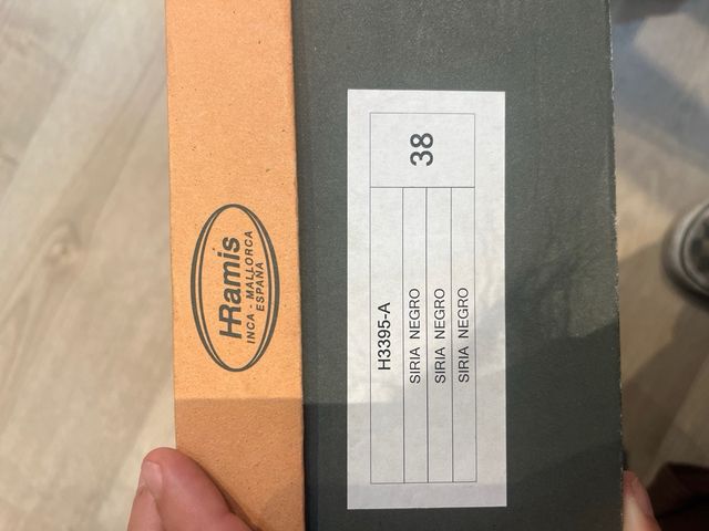 Sandalias Ramis Negras Talla 38