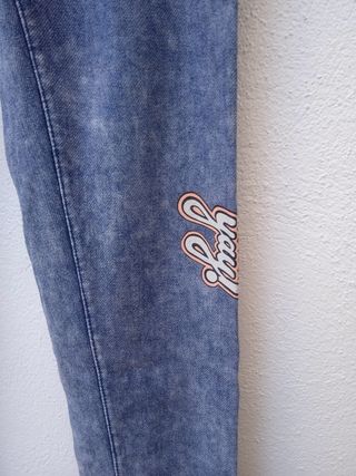 Leggings vaqueros con dibujos (H&M) T: 12-13 años 