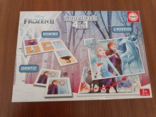 Juego de mesa Frozen SuperPack 4 en 1