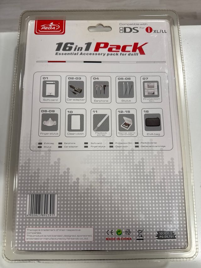 Pack 16 Accesorios DS Lite
