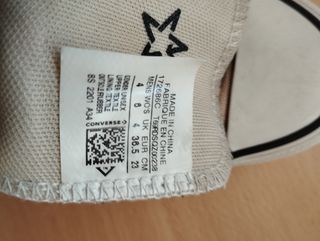 Zapatillas Converse Beige Talla 36.5