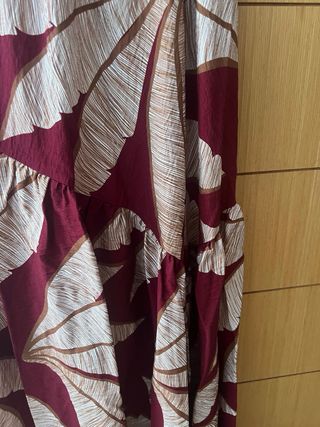 Falda larga estampada