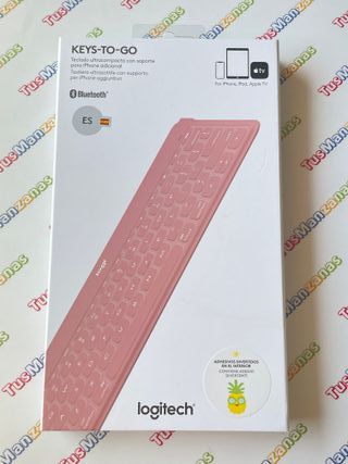 Teclado Logitech Keys-To-Go Rosa