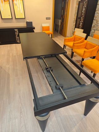 Mesa de comedor extensible madera maciza