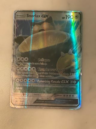 Pokemon Snorlax GX Carta SM05