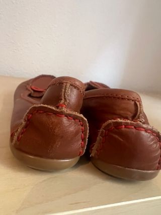Mocasines de piel para niña Talla 34