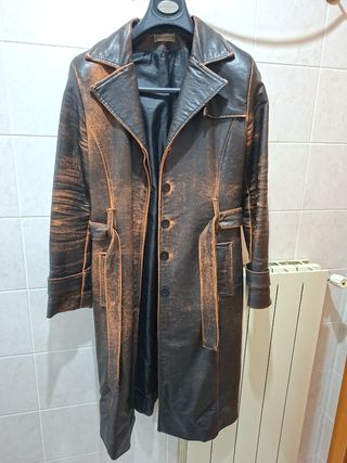 Cappotto Terranova Marrone Effetto Vintage