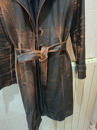 Cappotto Terranova Marrone Effetto Vintage