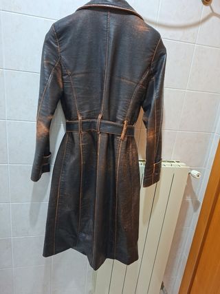 Cappotto Terranova Marrone Effetto Vintage