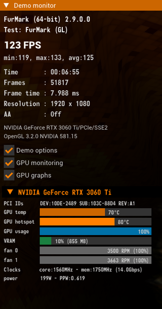 NVIDIA RTX 3060 Ti Tarjeta Gráfica