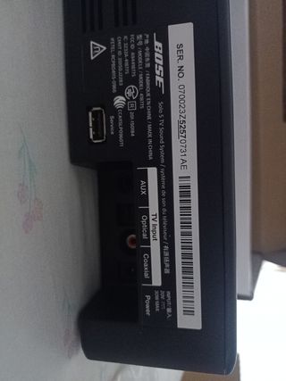 Barra Sonido Bose  solo 5