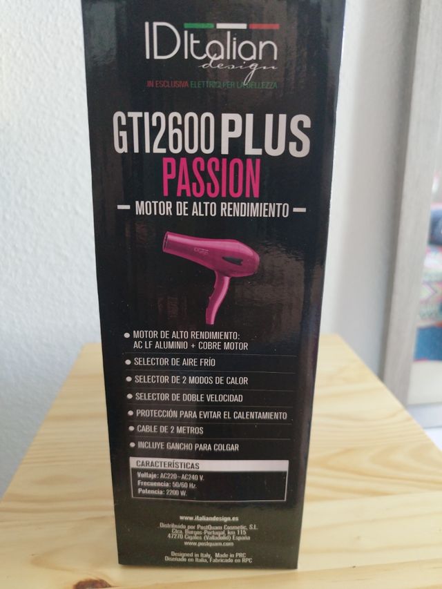 Secador de pelo IDItalian 2200W rosa