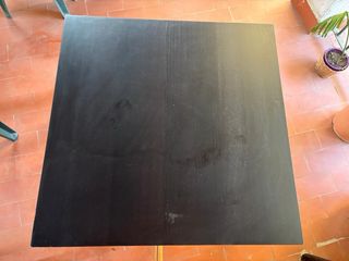 Mesa de comedor extensible de madera