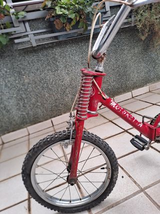 Bicicleta Motoreta GAC Roja