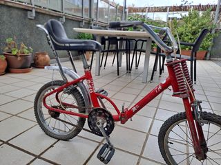 Bicicleta Motoreta GAC Roja