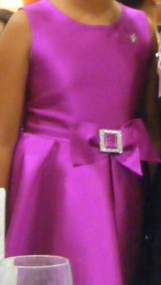 Vestido fiesta niña morado