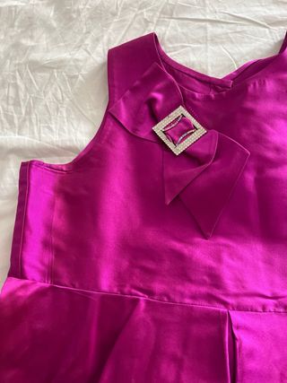 Vestido fiesta niña morado