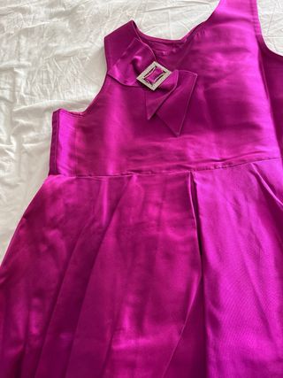 Vestido fiesta niña morado