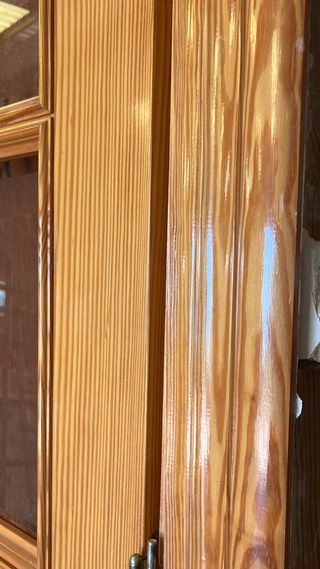 Puertas de madera con cristal