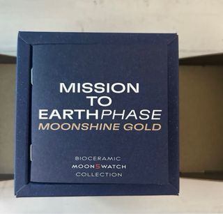 Omega Swatch Mission to Earthphase Moonshine Gold